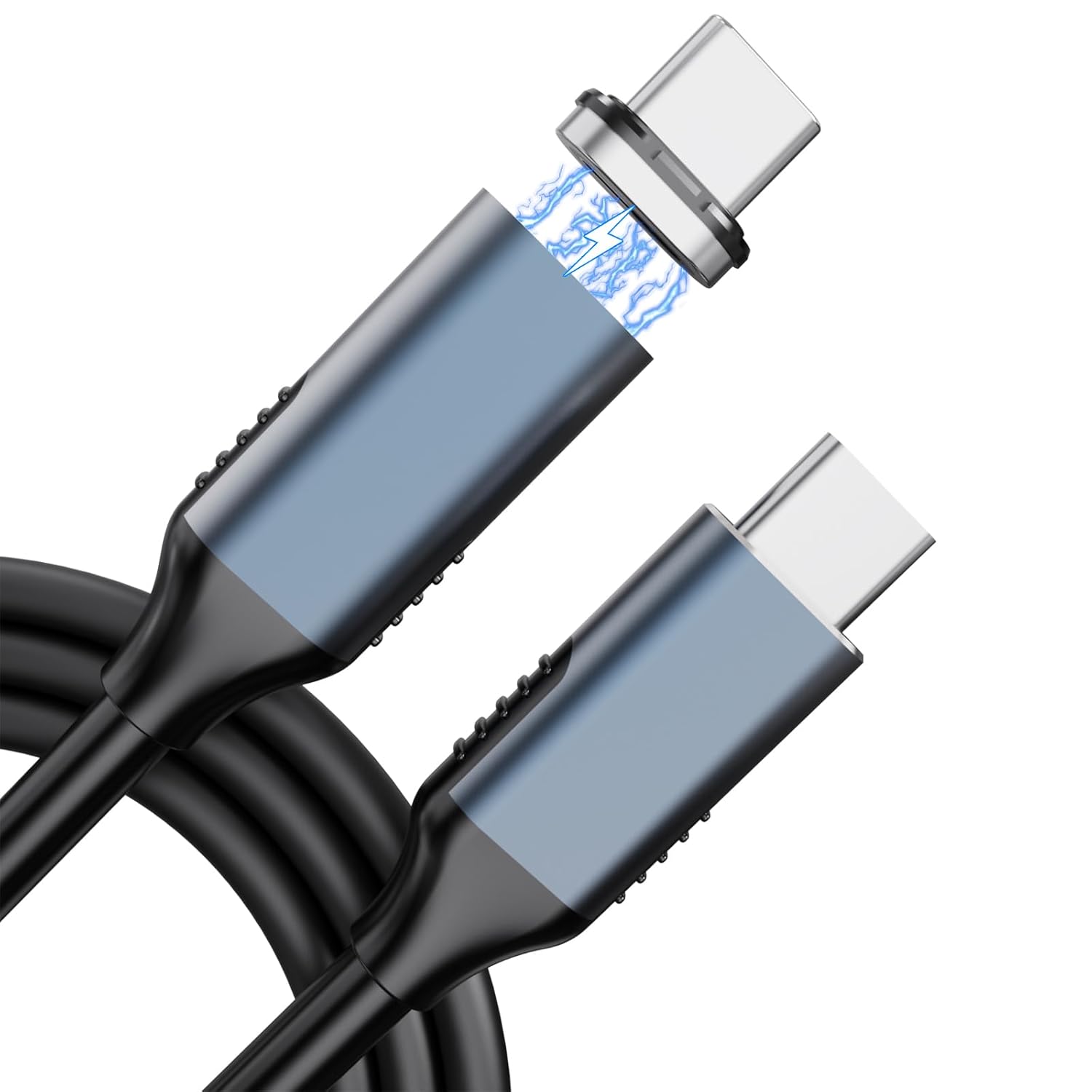 3C'S 100W Compatible with Thunderbolt 3 Magnetic Cable,5FT Fast Charging, 20Gbps Ultra-High Speed Data Transfer, 4K Video Output for MacBook, iPad Pro, eGPU, SSD, Docks & More